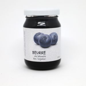 Beurre de bleuets bio