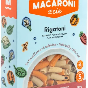 Rigatoni nature & poivrons rouges grillés
