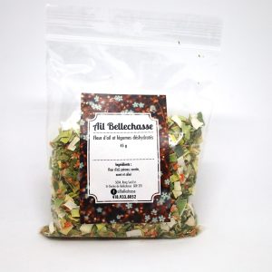 Fleur d'ail et légumes déshydratés